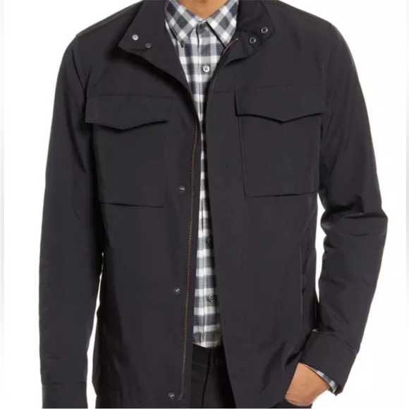 Theory Yost N Fuel Canvas Jacket Black Mens Medium - Picture 2 of 8